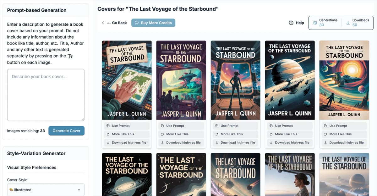 BeYourCover AI Book Cover Generator - Best Tool for Authors in 2025