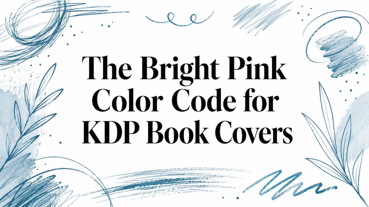 The Bright Pink Color Code for KDP Book Covers