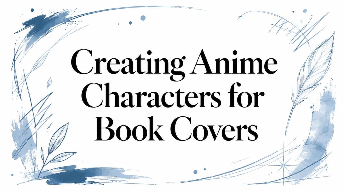 Creating Anime Characters for Book Covers