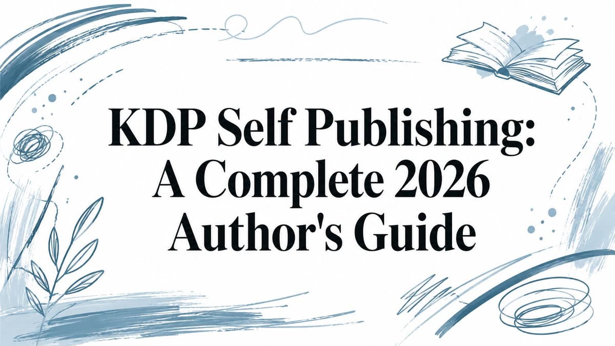 KDP Self Publishing: A Complete 2026 Author's Guide