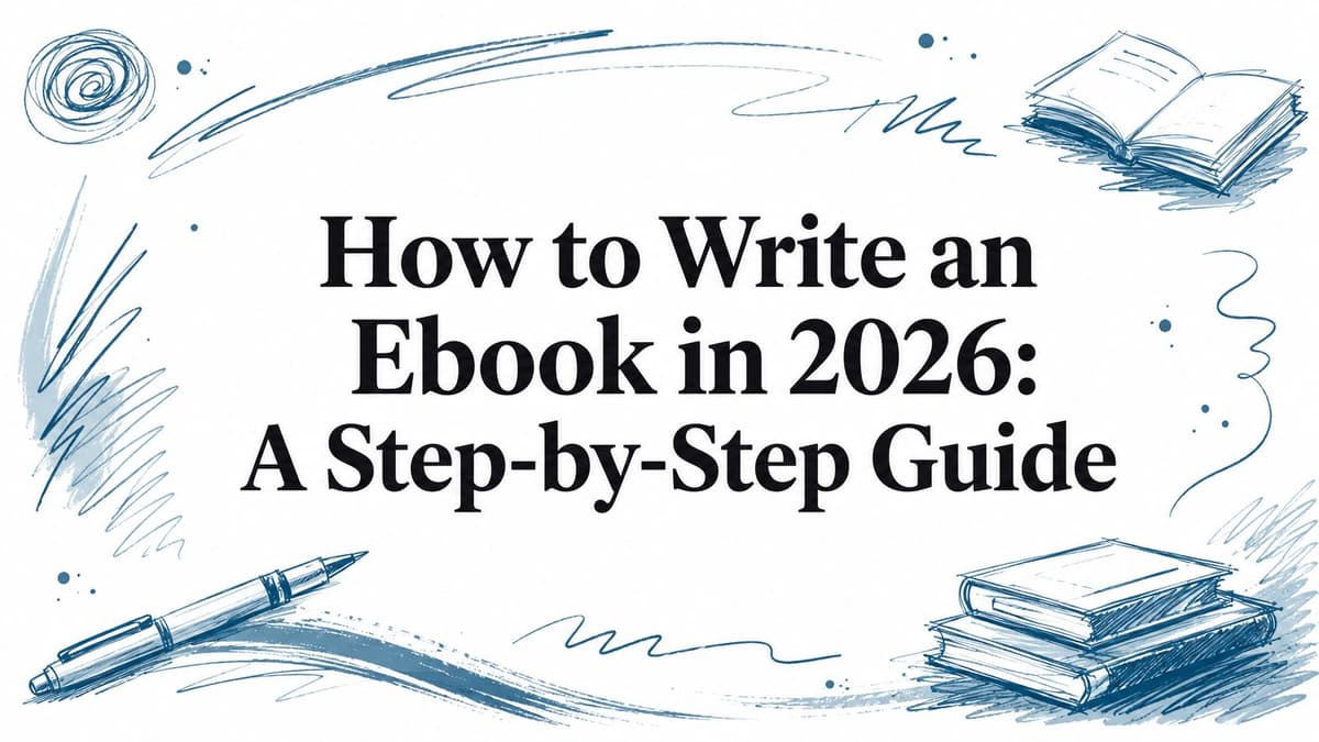 How to Write an Ebook in 2026: A Step-by-Step Guide
