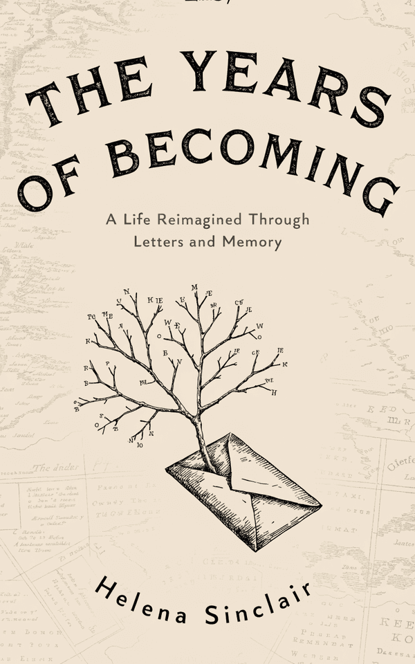 Engraving Narrative book cover template preview