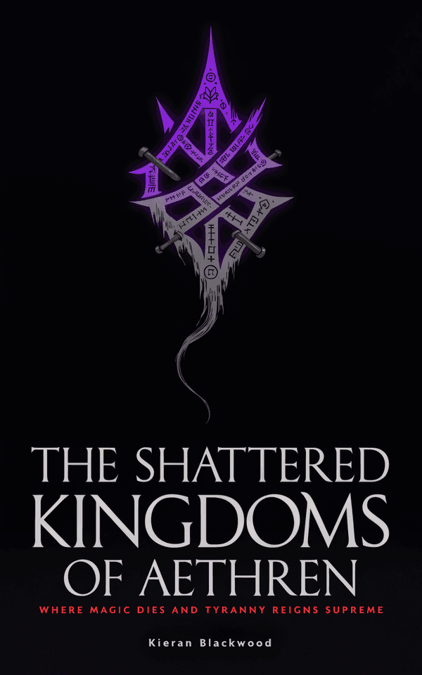 Dystopian — Ominous Symbol on Void book cover template preview