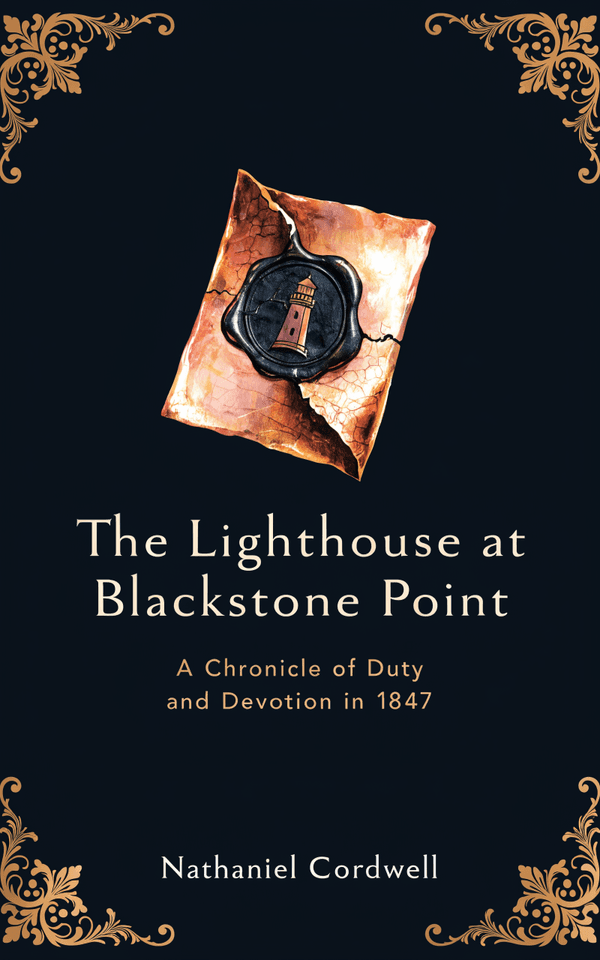 Historical Fiction — Ornamental Motif on Jewel Field book cover template preview
