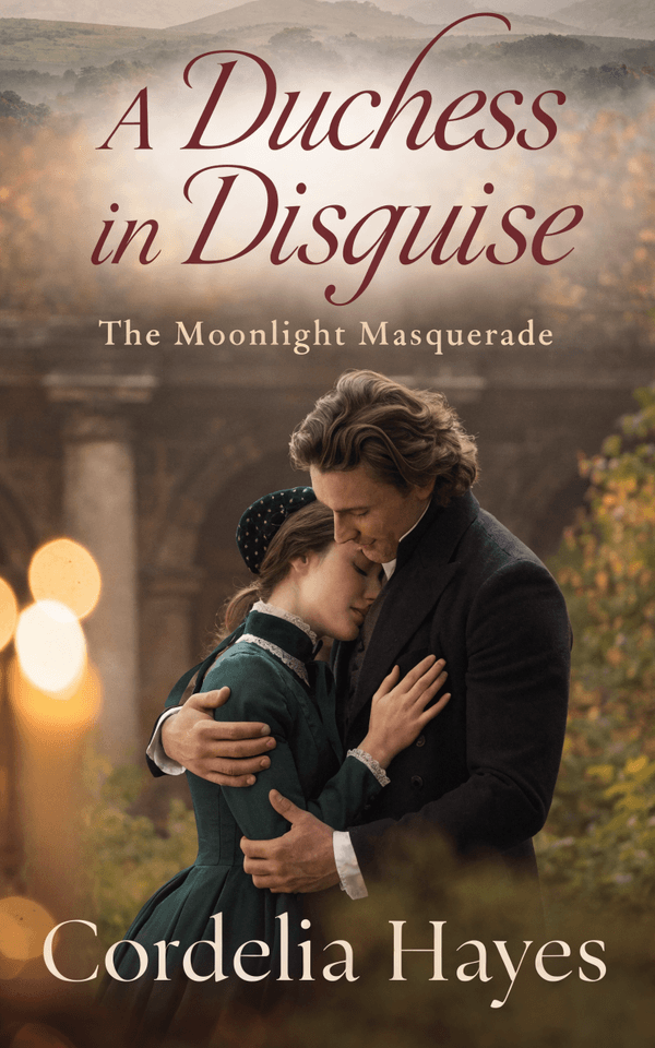 Historical — Period Couple Embrace book cover template preview