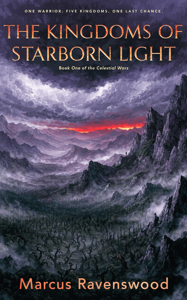 Illustrated Worldscape book cover template preview