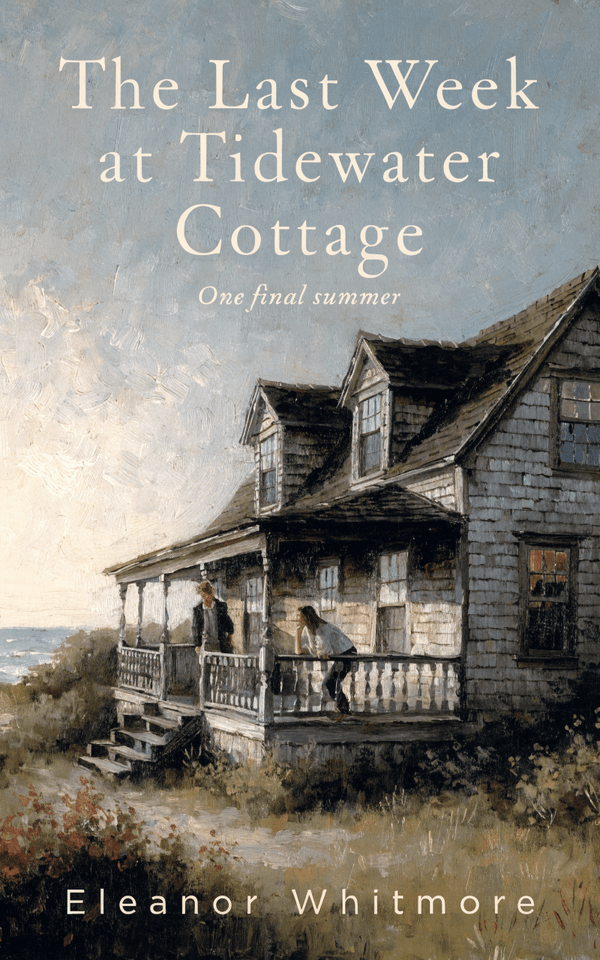 Painterly Upmarket book cover template preview