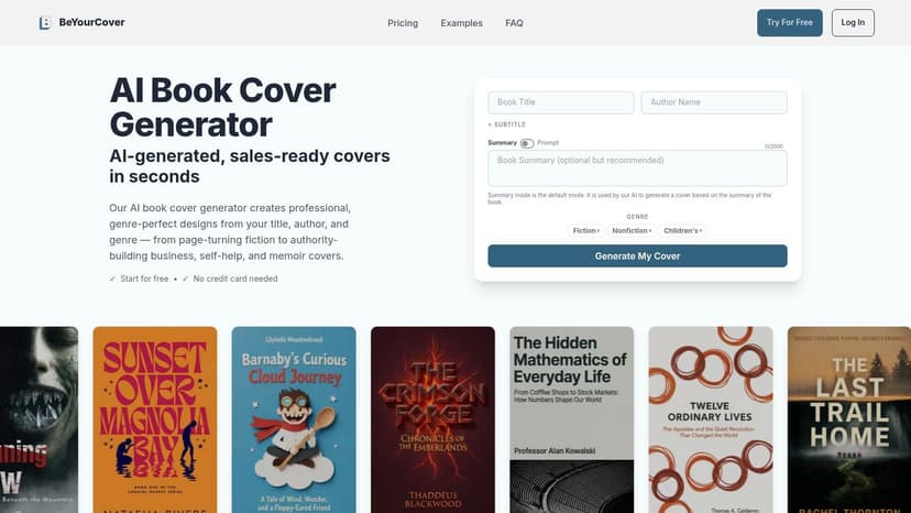 Screenshot from https://beyourcover.com