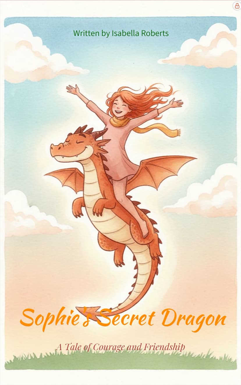 Children's book cover from Venngage showing low image quality and poor instruction following.