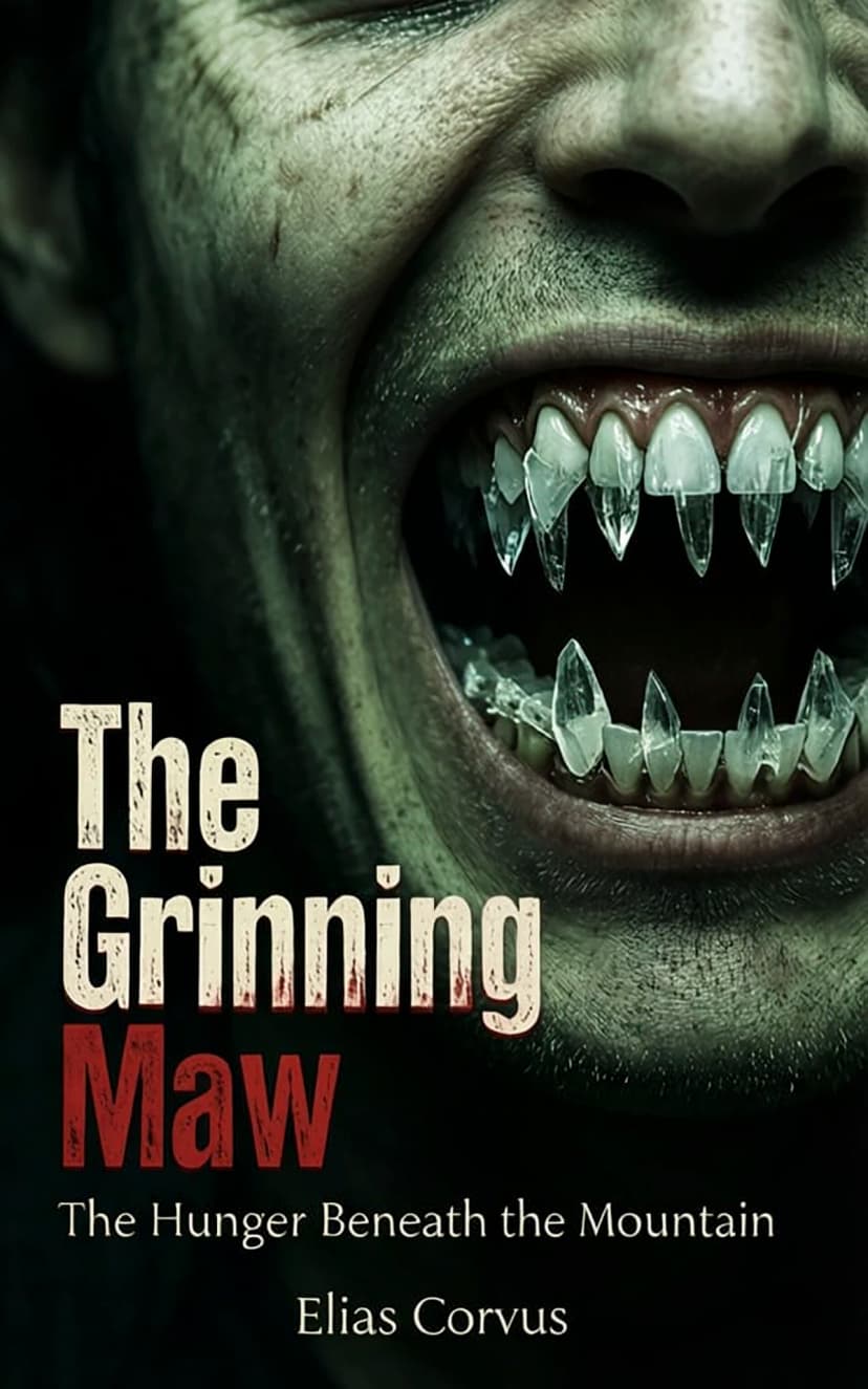 Horror book cover generated by NightCafe showing high image quality but requiring manual prompt tuning.