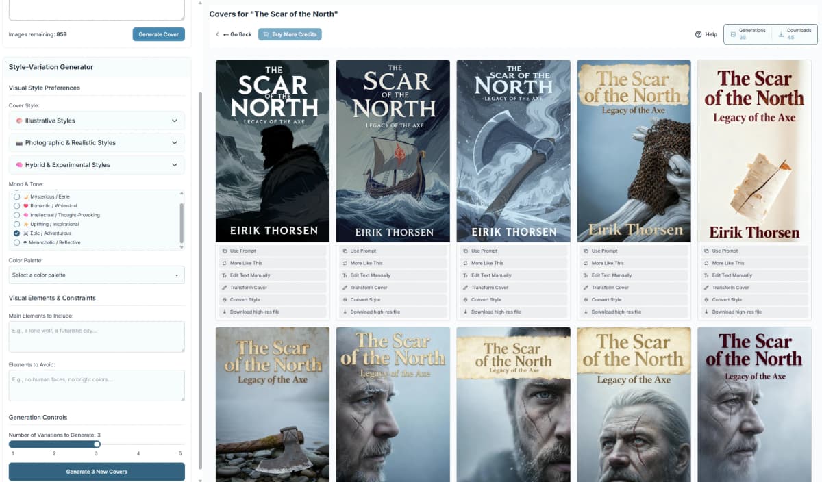 BeYourCover AI Book Cover Generator - Best Tool for Authors in 2025