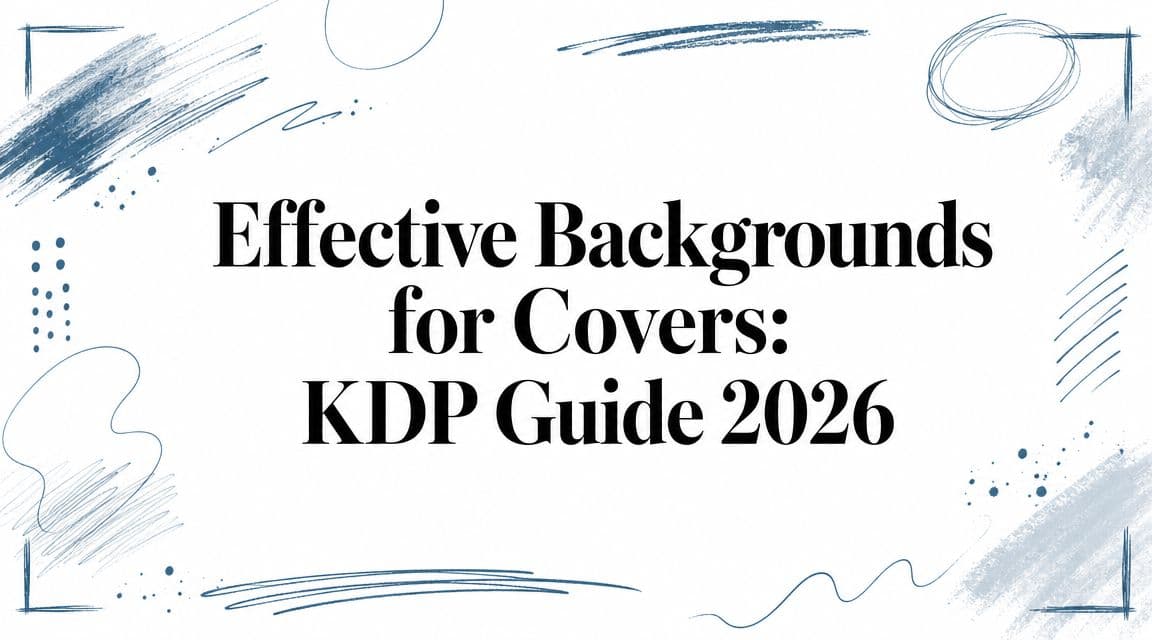 Effective Backgrounds for Covers: KDP Guide 2026