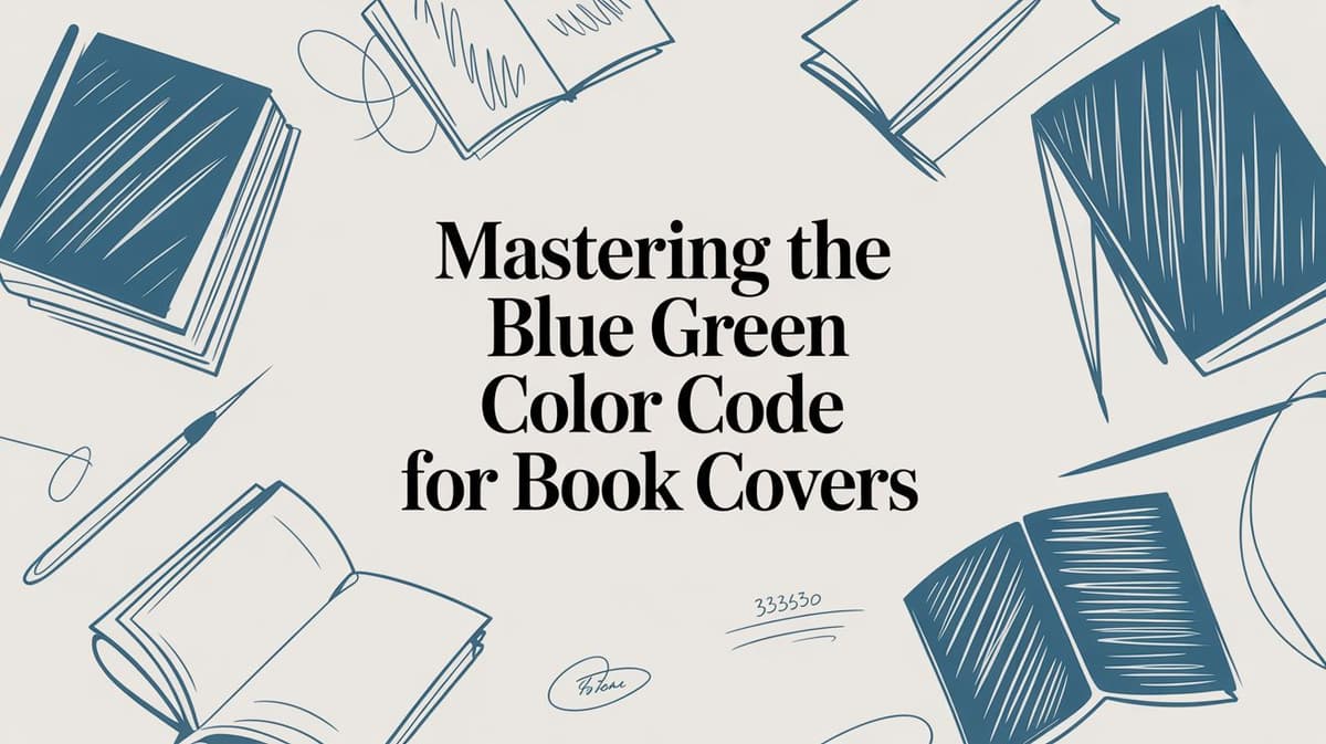 Mastering the Blue Green Color Code for Your Book Cover