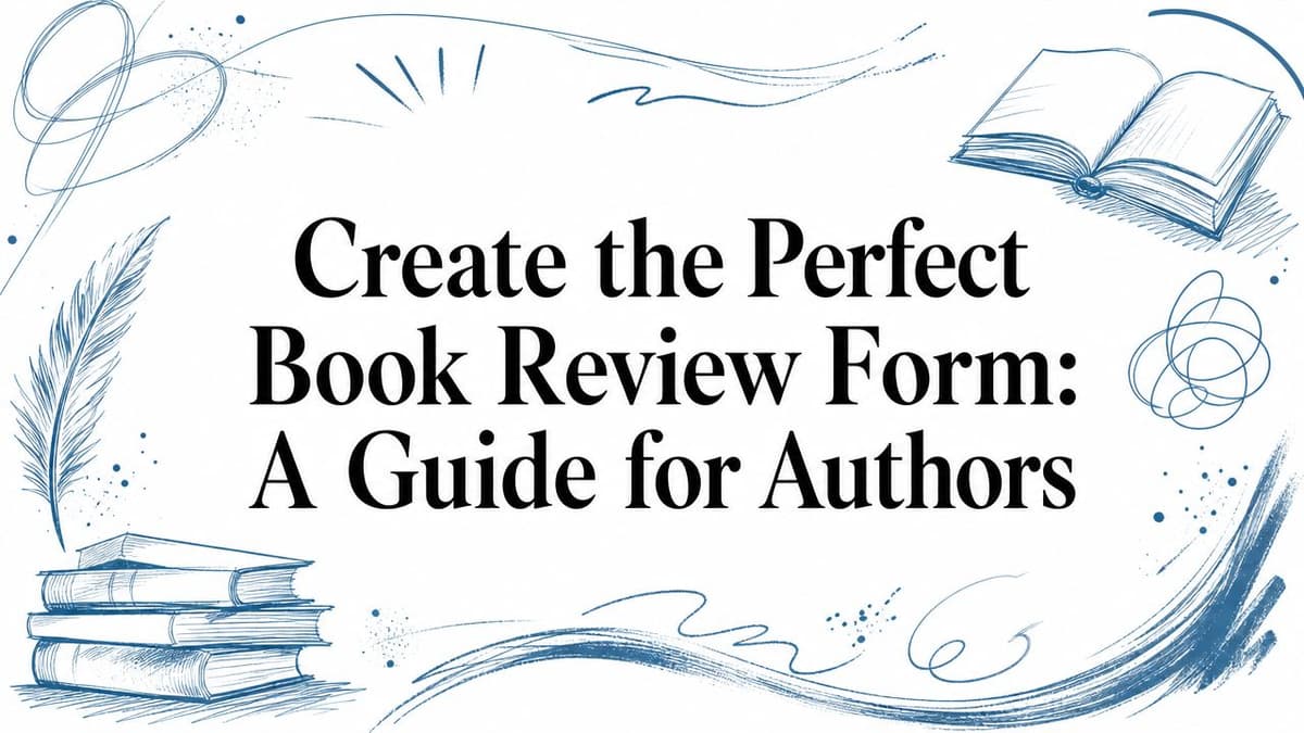 Create the Perfect Book Review Form: A Guide for Authors