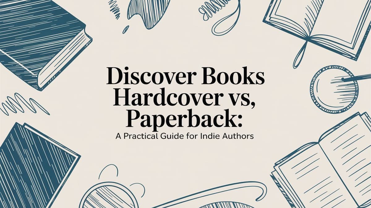 Hardcover vs. Paperback: A Practical Guide for Indie Authors