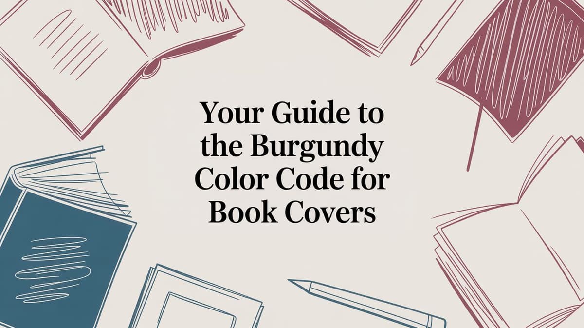 Your Guide to the Burgundy Color Code for Book Covers