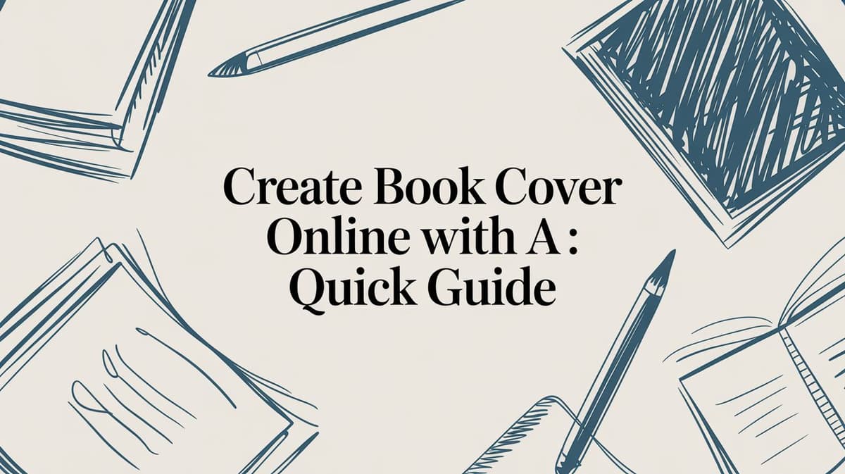 Create Book Cover Online with AI: Quick Guide
