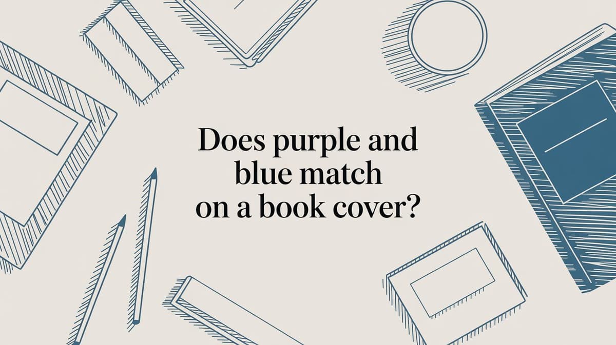 Does Purple and Blue Match on a Book Cover?