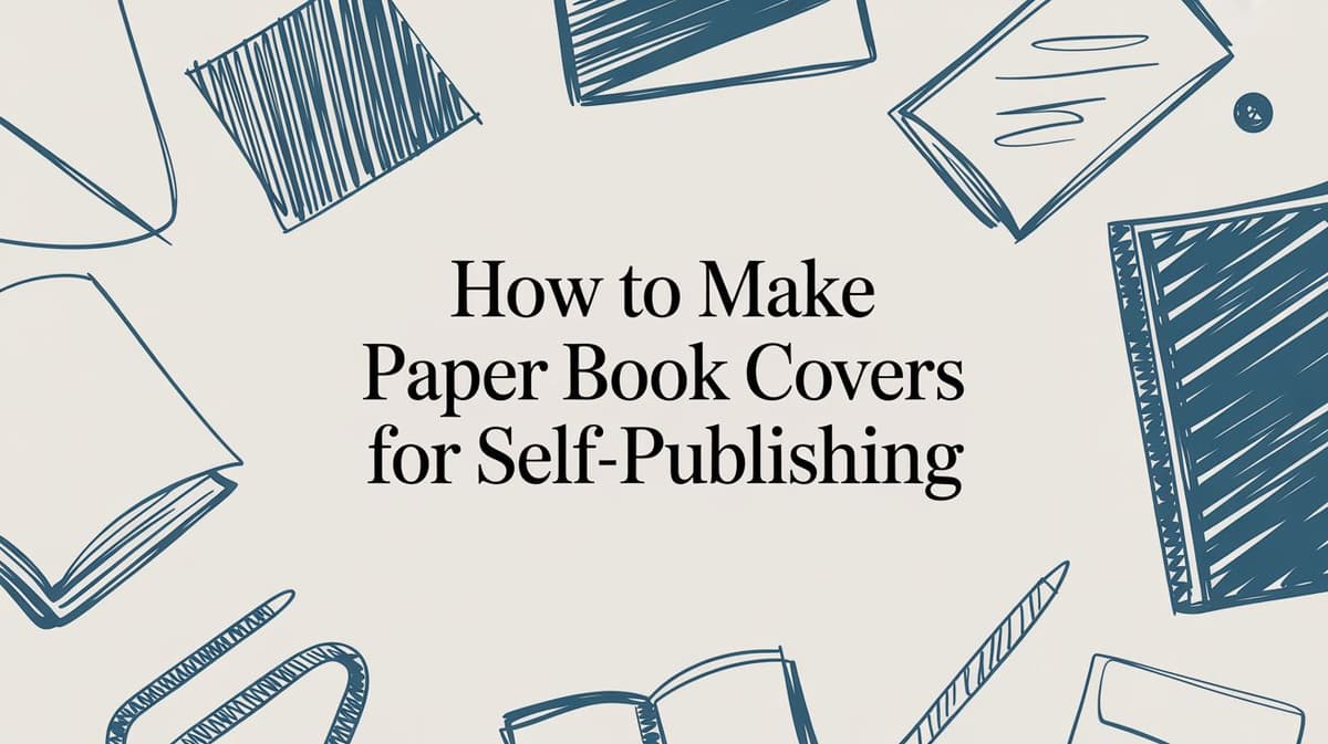 How to Make Paper Book Covers for Self-Publishing