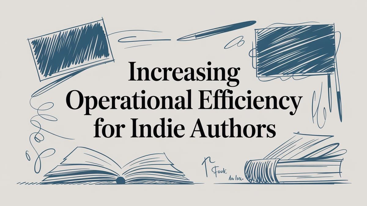 Increasing Operational Efficiency for Indie Authors