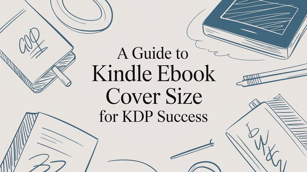 A Guide to Kindle Ebook Cover Size for KDP Success