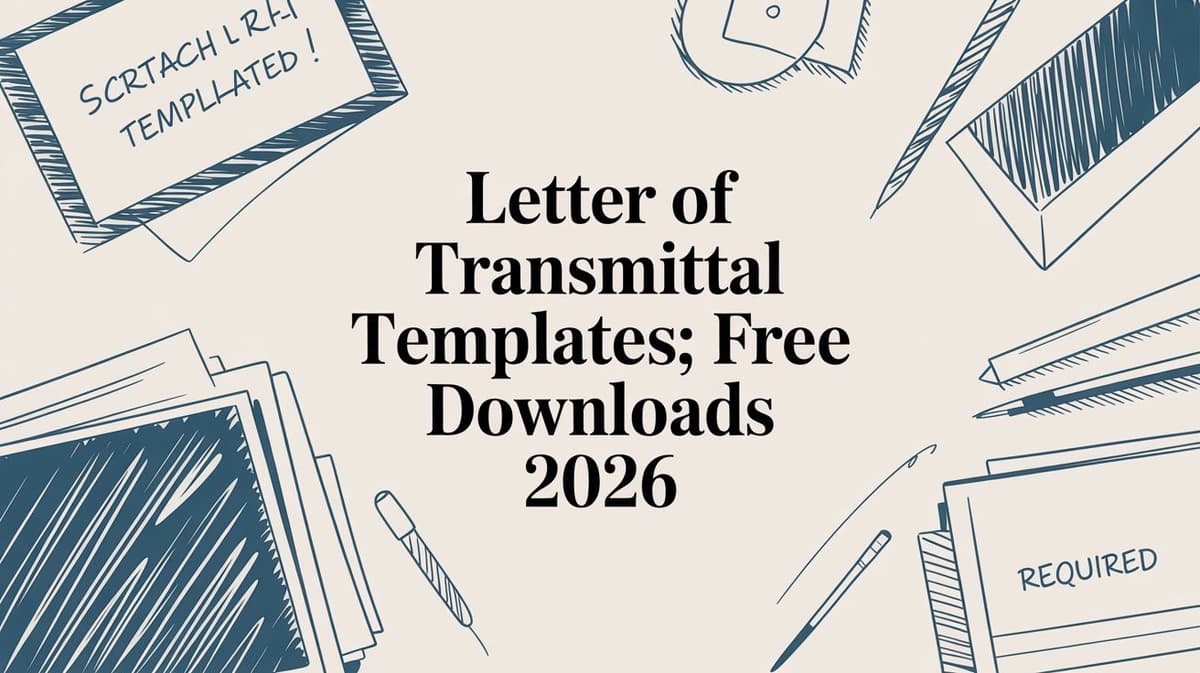 Letter of Transmittal Templates: Free Downloads 2026