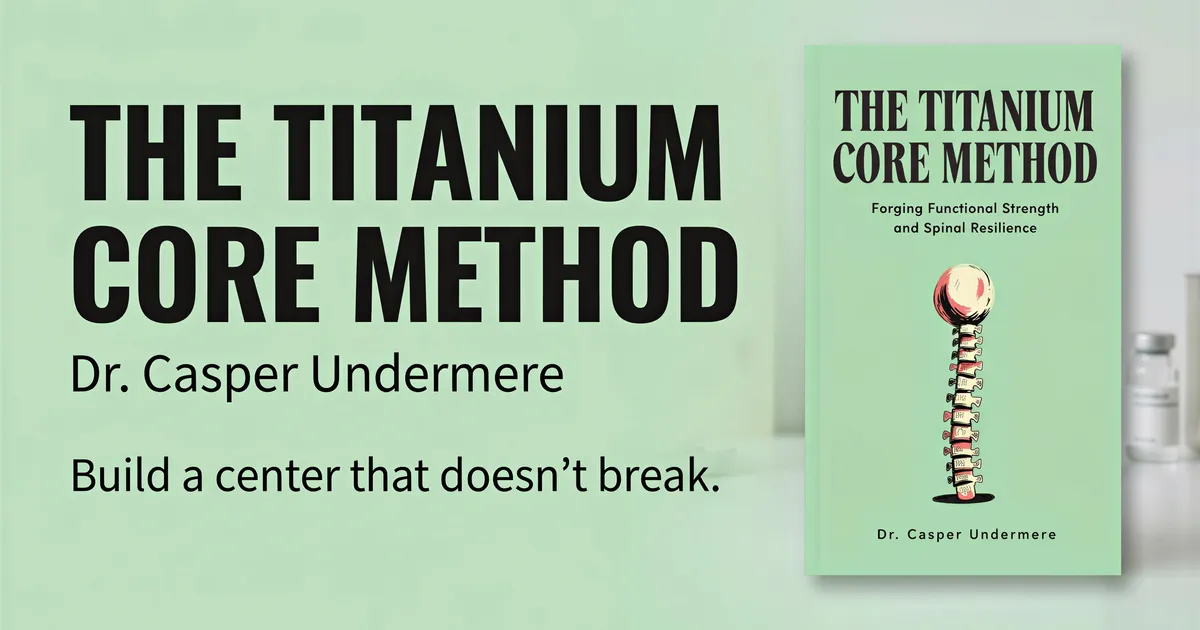 Link preview (Open Graph, LinkedIn) from the marketing kit of the sample book The Titanium Core Method