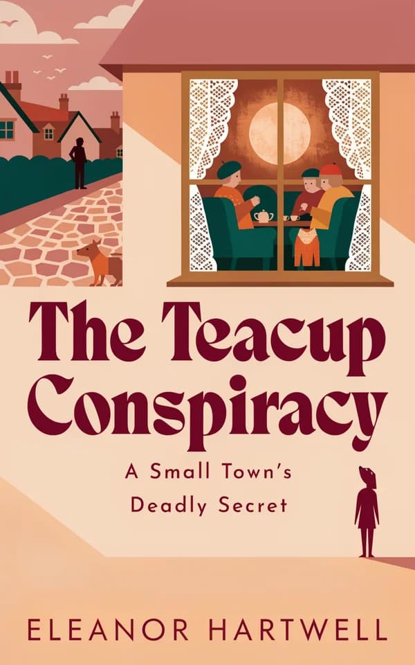 Cozy Mystery Pastel Scenic Geometry