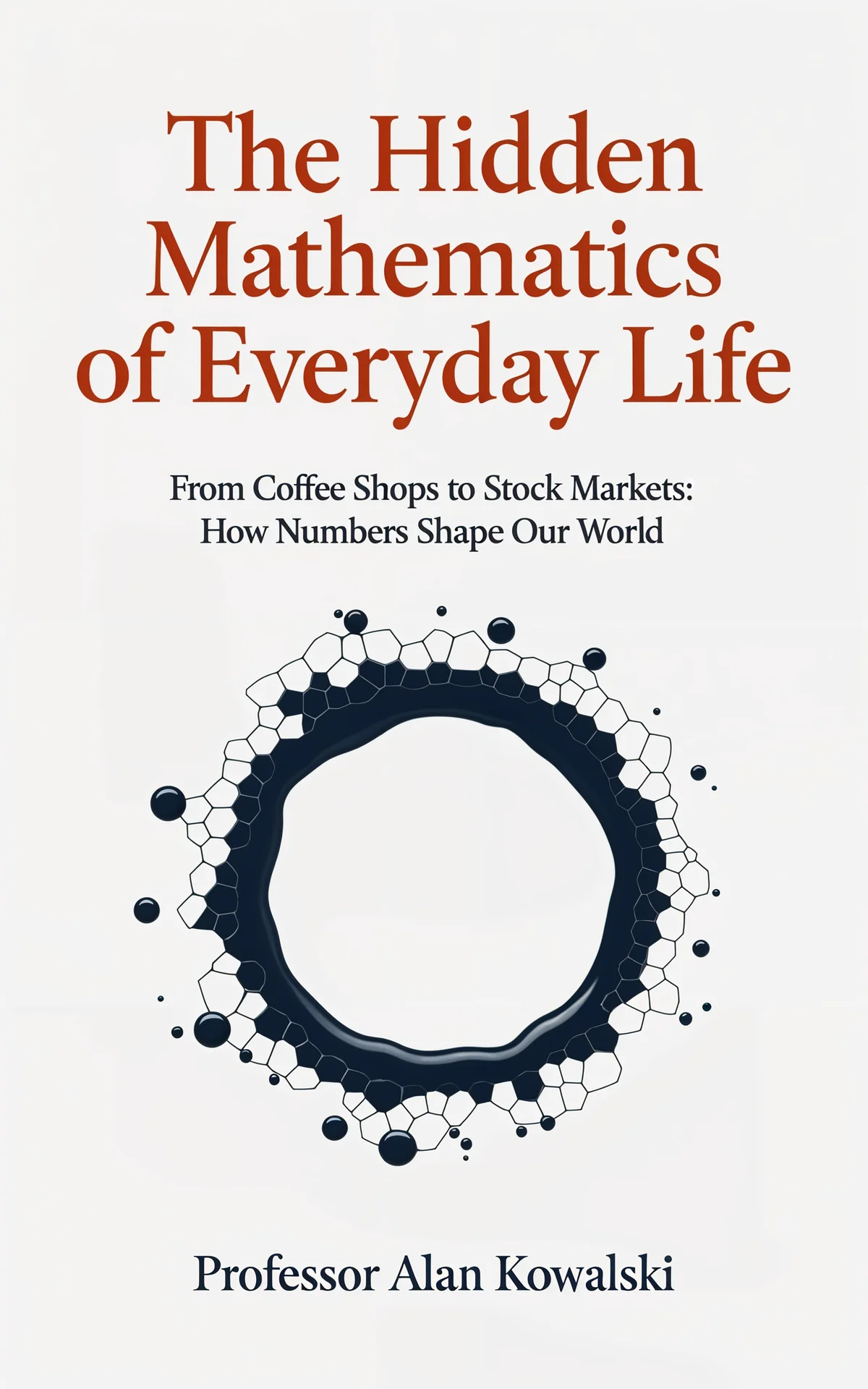 Non Fiction book cover example — The Hidden Mathematics of Everyday Life