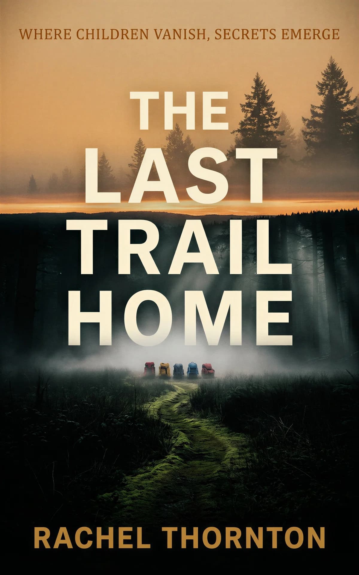 Thriller book cover example — The Last Trail Home